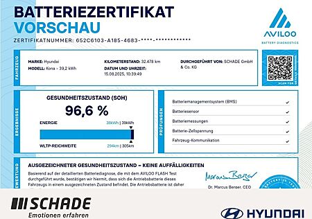 Hyundai Kona Advantage Elektro 2WD RF-Kamera*Navi*Klima*