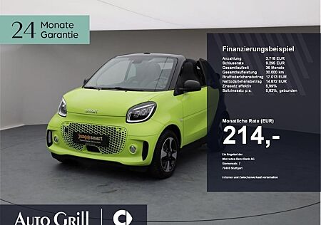 Smart ForTwo EQ cabrio LED Exclusive 22kw JBL Carbon