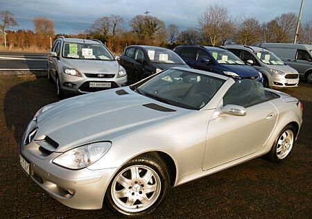 Mercedes-Benz SLK 200 KOMPRESSOR, Vollleder schwarz, Automatik