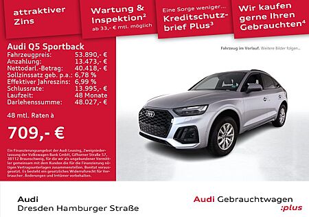 Audi Q5 Sportback S line 45 TFSI quattro Matrix AHZV