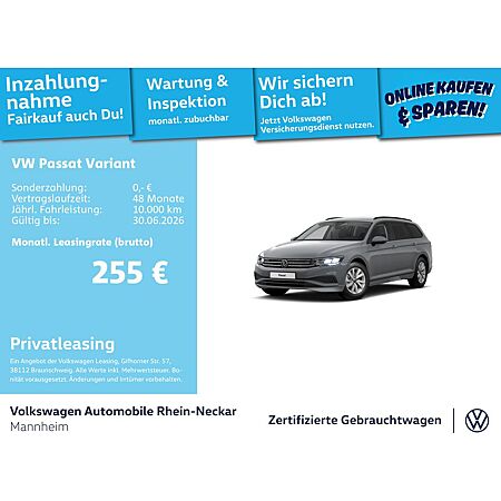 VW Passat Variant leasen