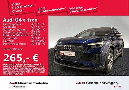 Audi Q4 e-tron 40 basis S line advanced MMI+