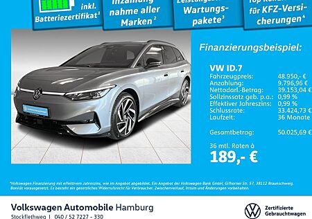 VW ID.7 Volkswagen Tourer Pro AHK IQ.Light Navi CarPlay HeadUp