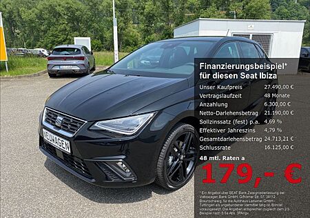 Seat Ibiza FR Black Edition 1.0TSI DSG *NAVI+SHZ+KESS