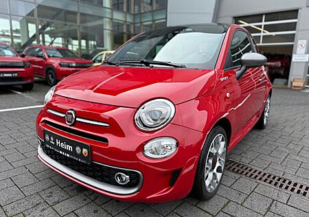 Fiat 500 Hybrid Sport, Klimaautomatik, Glassdach