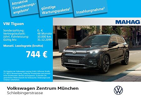 VW Tiguan Volkswagen 2.0 TDI 4Mot R-Line BlackStyle AHK Leder