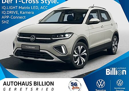 VW T-Cross Volkswagen STYLE 1.0 TSI OPF DSG // APP, KAMERA
