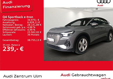 Audi Q4 e-tron Q4 Sportback 40 e-tron 19 ACC AHK LED NAV+ KEYL.