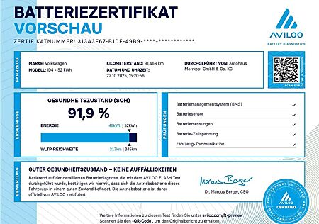 VW ID.4 Volkswagen Pure +AHK+NAVI+SITZHEIZUNG+