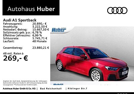 Audi A1 Sportback 30 TFSI 81(110) kW(PS) Schaltgetrie