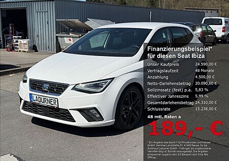 Seat Ibiza FR Pro Black Edition 1.0TSI DSG *NAVI+RFK*