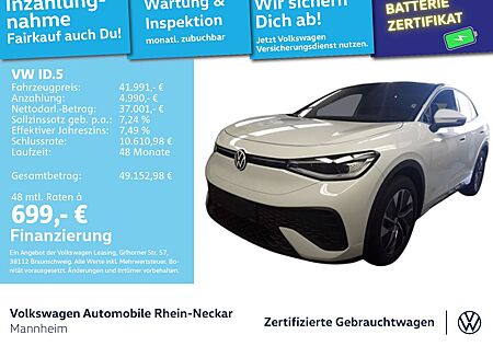 VW ID.5 Volkswagen Pro 210kW GAR2030 Navi Pano Wärmepumpe uvm