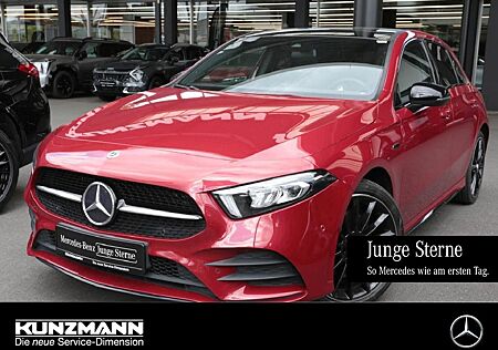 Mercedes-Benz A 250 e AMG Night Edition2020 Panorama Spurhalte