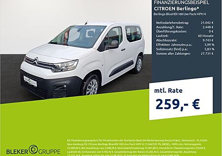 Citroën Berlingo BlueHDi 100 Live Pack MPV M