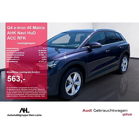 Audi Q4 e-tron leasen