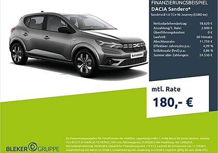 Dacia Sandero Journey TCe 90 CVT