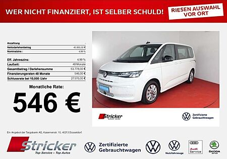 VW T7 Multivan Volkswagen Life 1.4TSI DSG eHybrid 546,-ohne An