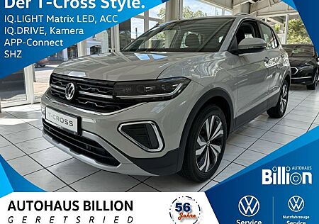 VW T-Cross Volkswagen STYLE 1.0 TSI OPF DSG // APP, KAMERA