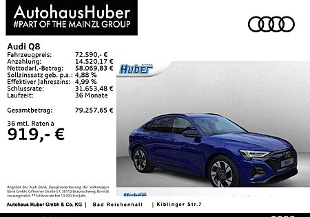 Audi Q8 Sportback S line 50 e-tron quattro 250 kW