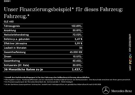 Mercedes-Benz GLE 450 d 4MATIC Coupé Sitzklima AMG SHD MBUX