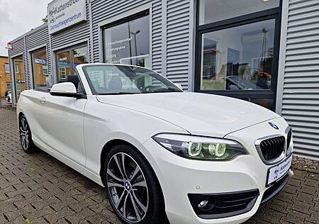 BMW 220i Cabrio SportLine Navi Leder PDC