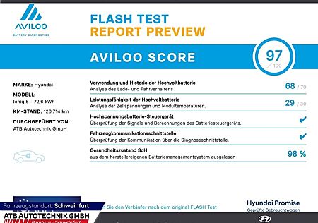 Hyundai IONIQ 5 72,6 kWh 98% SOH UNIQ-Paket Solardach