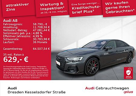 Audi A8 60 TFSI e Q. Kamera LED Navi HUD Pano
