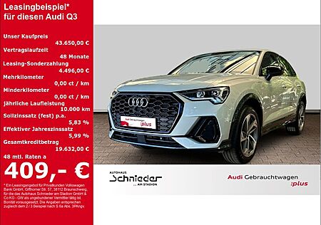 Audi Q3 SPORTB 45 TFSIe SLINE,LED,AHK,VIRTUAL,CARPLAY