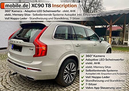 Volvo XC 90 XC90 T8 Inscription-360Kam-LED-AHK-Memory-LPilot