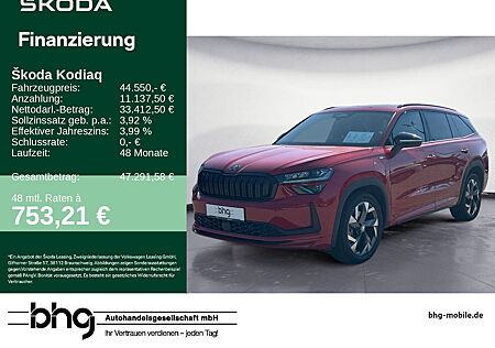 Skoda Kodiaq 1.5 TSI iV 6-Gang DSG Sportline 150 KW Hy