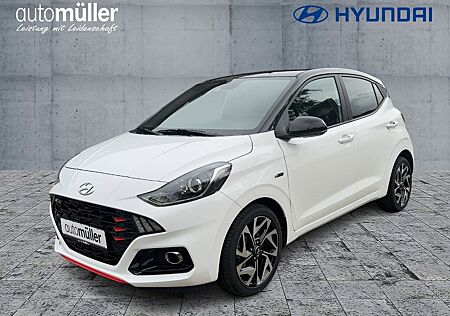 Hyundai i10 N-LINE DACH SCHWARZ NAVI*RFK*PDC*SHZ*LHZ