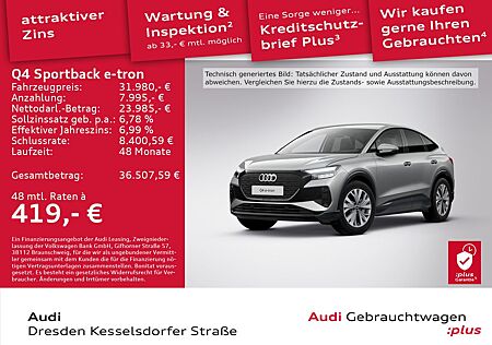 Audi Q4 e-tron Q4 Sportback e-tron 40 150 kW