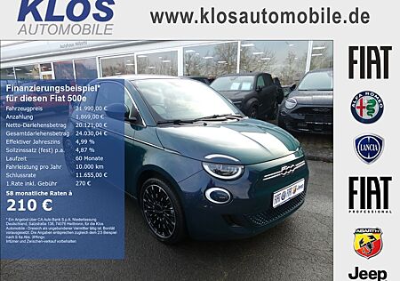 Fiat 500E LA PRIMA 42 kWh NAVI PANO CARPLAY WINTERPAK