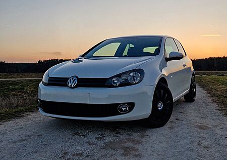 VW Golf Volkswagen VI 6 Weiß 1.4