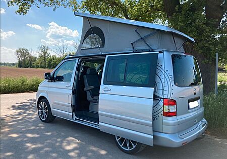 VW T5 Multivan Volkswagen T5 Camper AHK 4Motion Aufstelldach Standhzg 2Bat