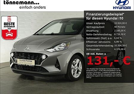 Hyundai i10 INTRO EDITION+NAVI+RÜCKFAHRKAMERA+SITZ-/LENK