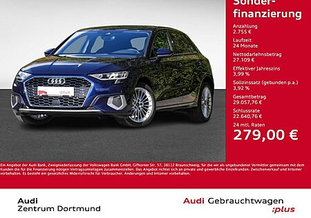 Audi A3 Sportback 30 advanced LED LM17 EKLAPPE SITZH.