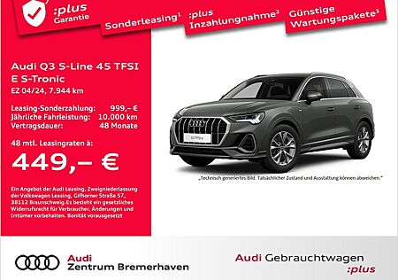 Audi Q3 S-LINE 45 TFSI E S-TRONIC AHK ACC LED E-SITZ