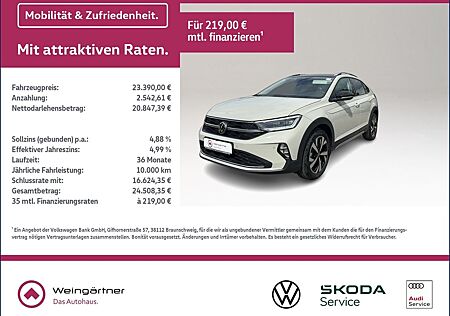 VW Taigo Volkswagen Style 1.0 TSI, RearView, IQ.Drive, Licht+S