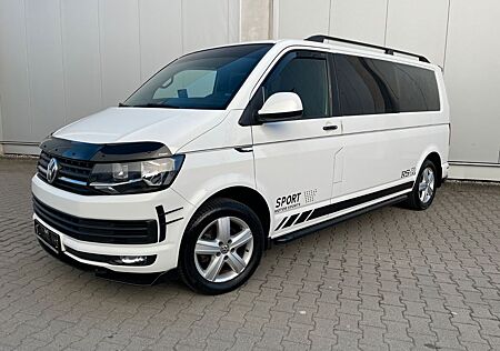 VW T6 Transporter Volkswagen T6 2.0 TDI lang 6 Sitze AHK Klima PDC Kamera Alu