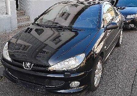 Peugeot 206 CC Sport 110 Nacht Schwarz Sport