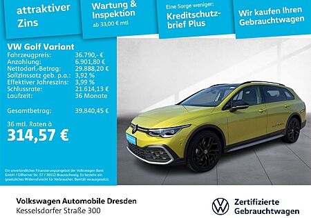 VW Golf Volkswagen VIII Variant Alltrack 2.0 TDI DSG 4M Navi A