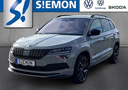 Skoda Karoq gebraucht kaufen Skoda Karoq 1.5 TSI DSG Sportline Pano Navi ACC Kamera