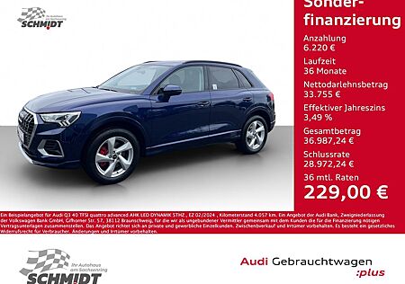 Audi Q3 40 TFSI quattro advanced AHK LED DYNAMIK STHZ