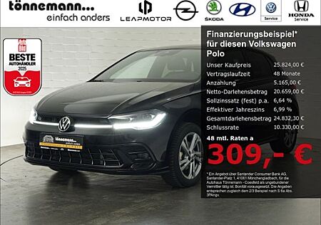 VW Polo Volkswagen R-LINE TSI DSG+LED MATRIX+RÜCKFAHRKAMERA+SI