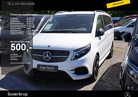 Mercedes-Benz V 220 lang AMG NIGHT/PANO/AHK/7 SITZE/SPUR/TWA/K