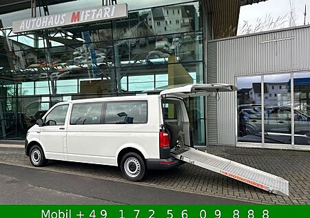 VW T6 Kombi Volkswagen Kombi lang 8 Sitze Rollstuhlrampe