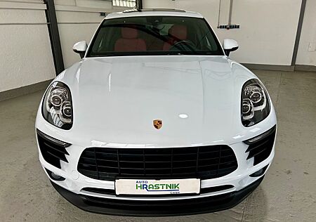 Porsche Macan S Diesel-PANORMA-XENON-LEDER-ROT-SBL-EURO6