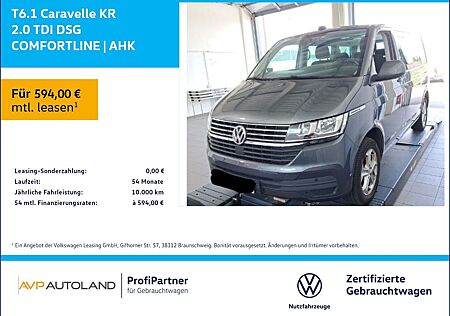VW T6 Caravelle Volkswagen T6.1 Caravelle KR 2.0 TDI DSG COMFORTLINE | AHK