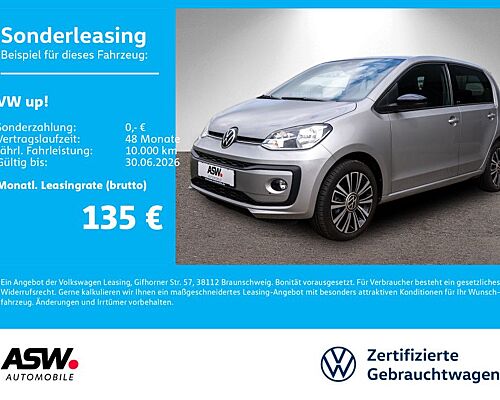 Volkswagen up! Active 1.0 MPI Klimaauto SHZ PDC RFK GRA ALU